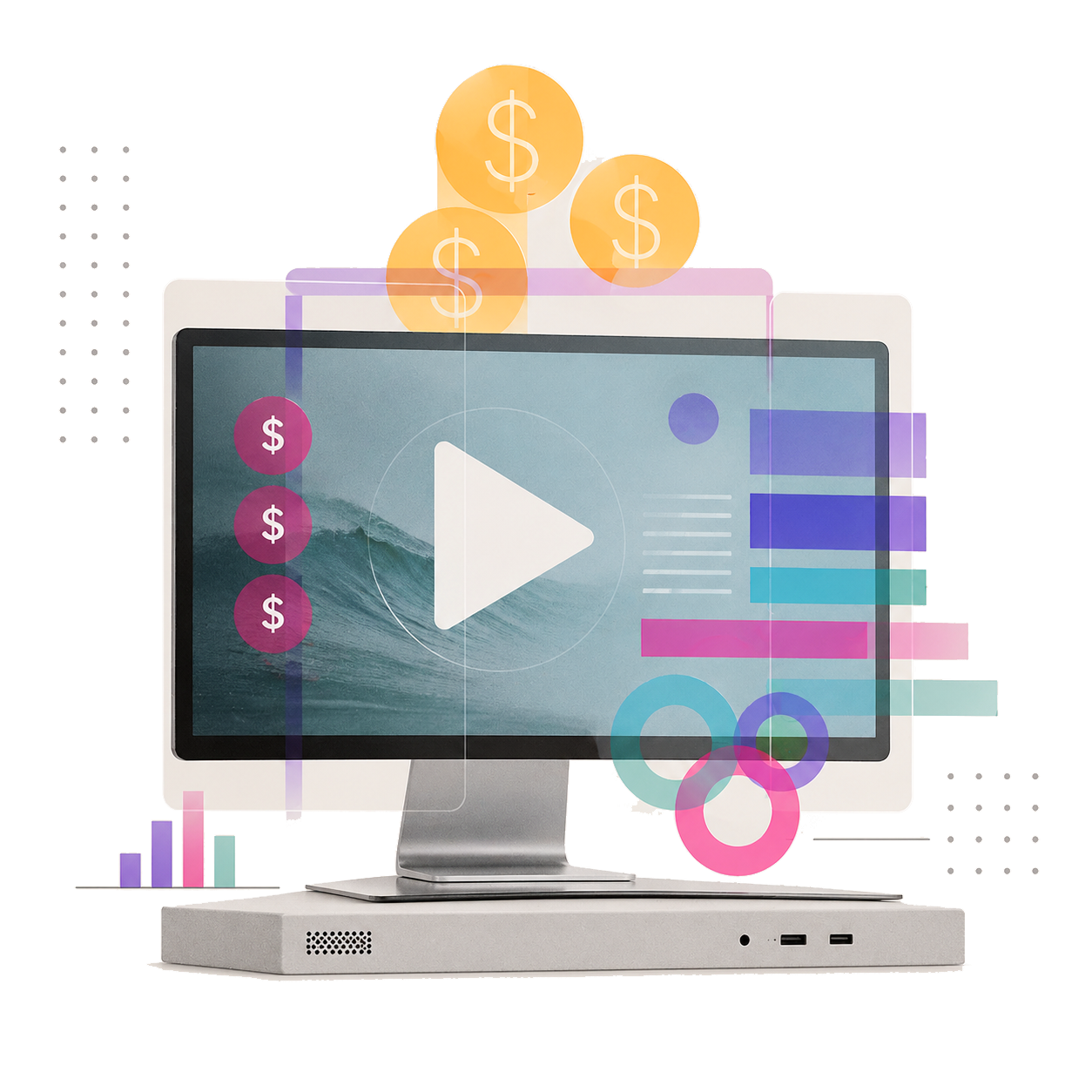 Fractionalized media monetization